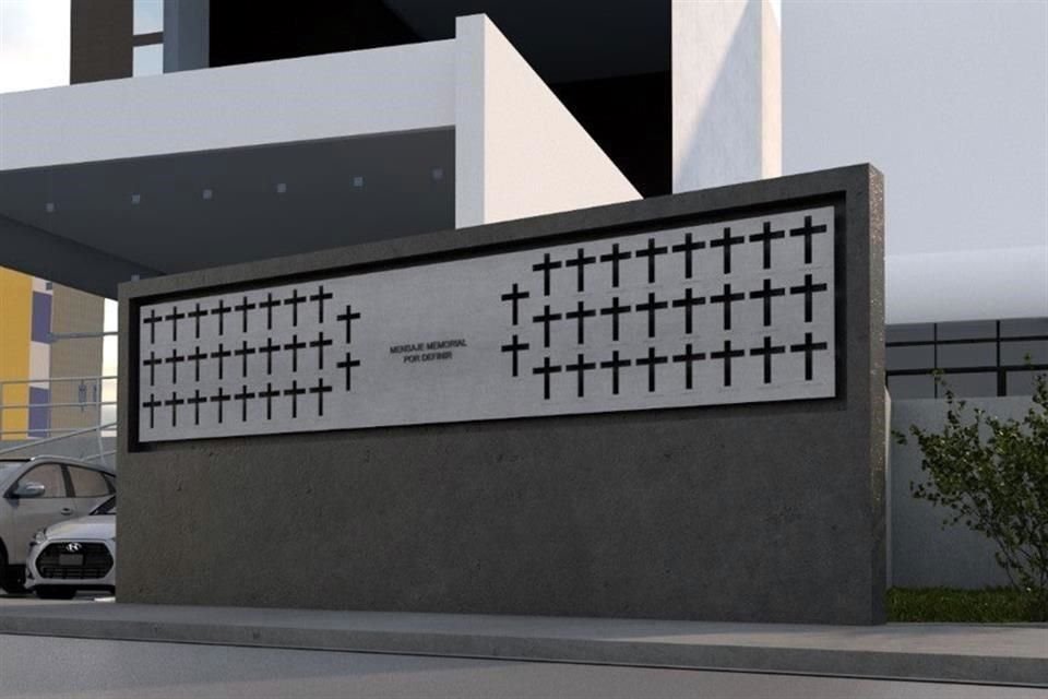 El memorial tendrá una altura de 2.9 metros por 7 de longitud, y se colocará donde estaba el casino.