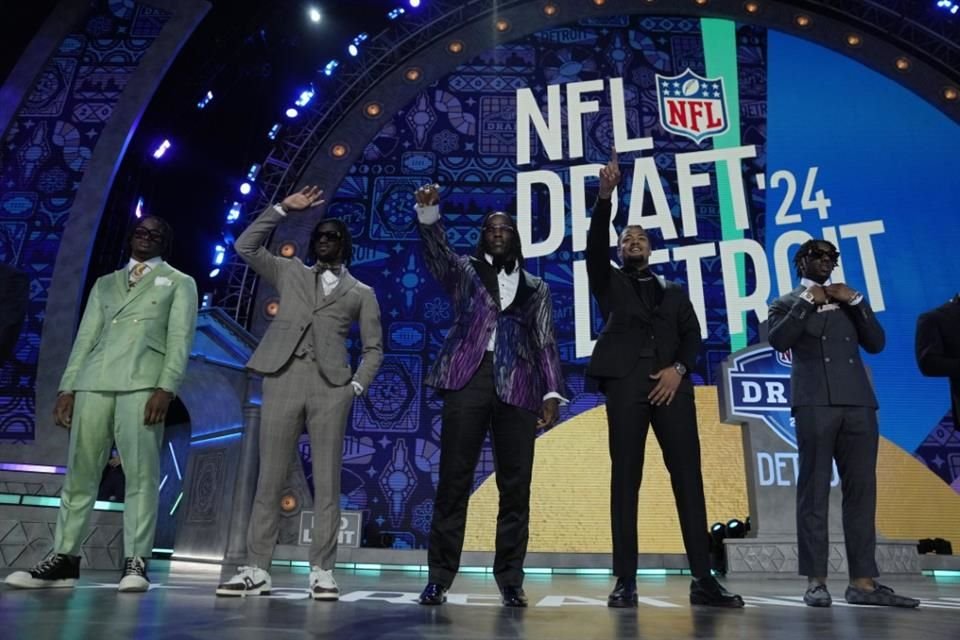El Draft 2024 de la NFL se lleva a cabo en Detroit.
