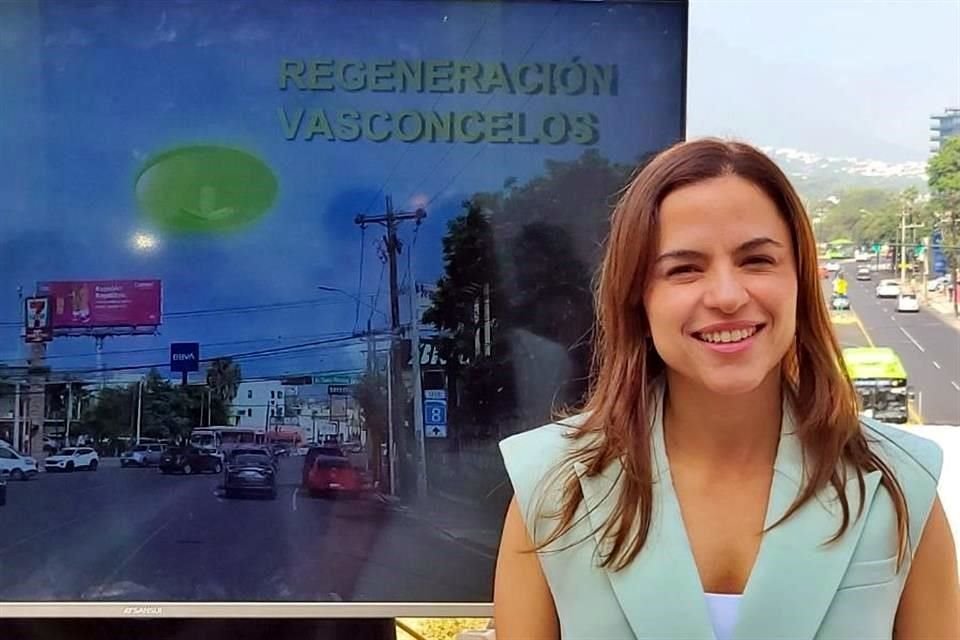 Vivianne Clariond señaló que continuarán con la regeneración de Vasconcelos.