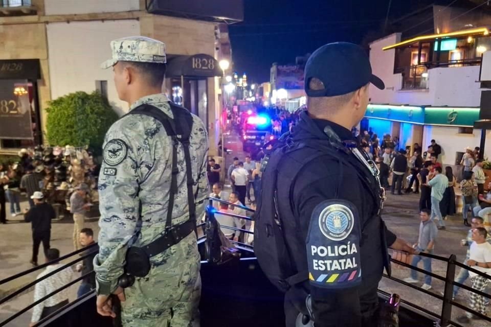 En la capital de Aguascalientes se implementó un intenso operativo policial en el que participaron elementos de los tres niveles de Gobierno.
