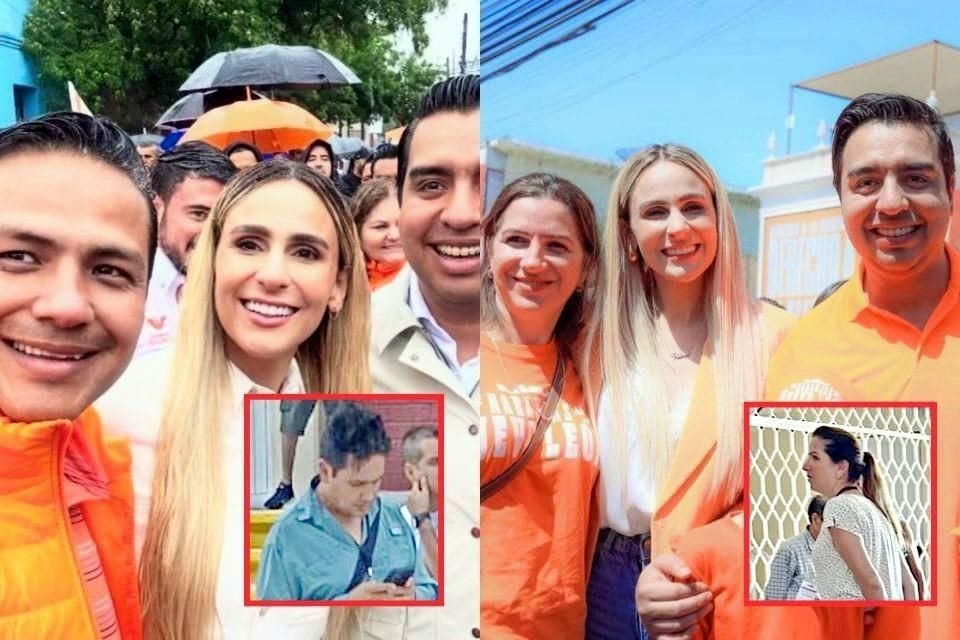 Jessica H. Escamilla es una de las observadoras registradas ante el INE. También Oswaldo Partida, que aparece junto a Jesús Nava y esposa durante la campaña.