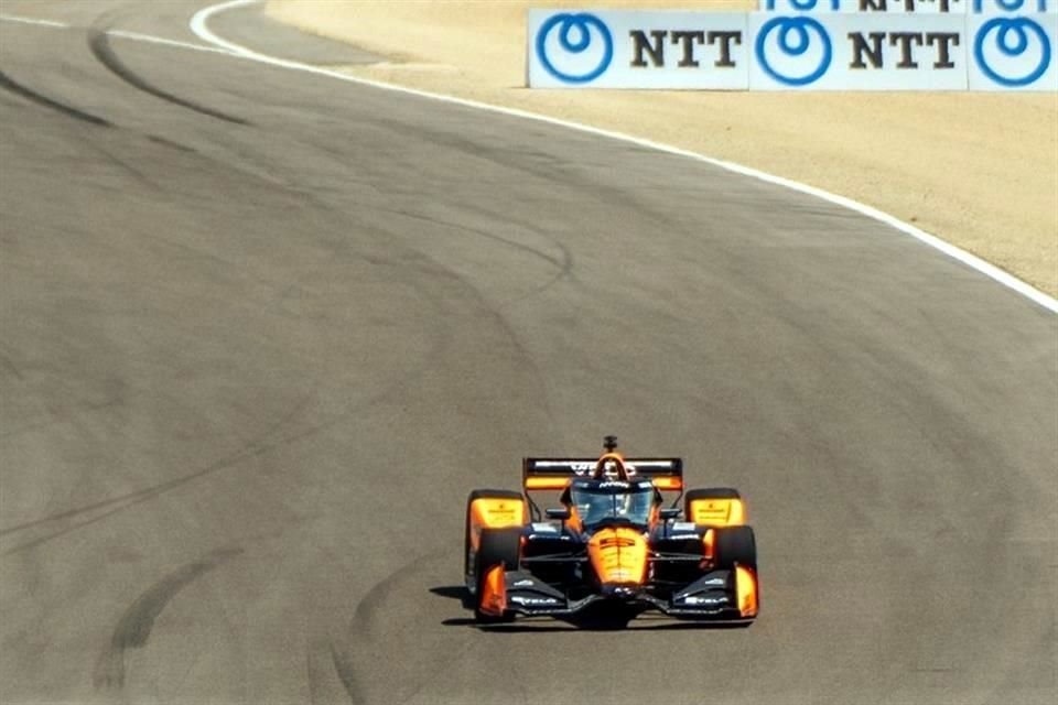 Pato O'Ward fue el quinto mejor en la Práctica 2 del GP de Monterey.