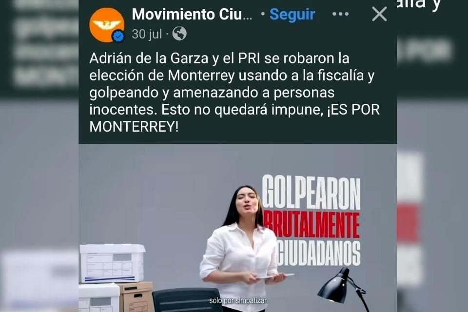 El INE detalló que esta es una medida cautelar como parte de un procedimiento iniciado tras una denuncia recibida por el PRI.