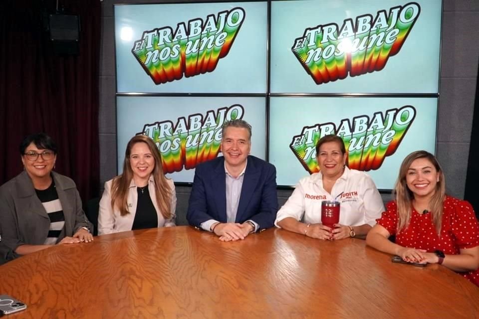 Los Senadores Waldo Fernández y Judith Díaz estrenaron un programa transmitido en redes sociales para informar actividades legislativas.