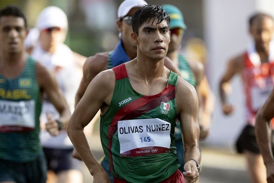 Andrés Olivas fue el mejor latinoamericano de los 20 kilómetros.