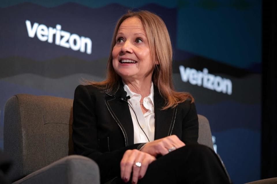 La Presidenta de General Motors, Mary Barra, durante una cumbre de Semafor en Washington DC, el 23 de abril del 2025.