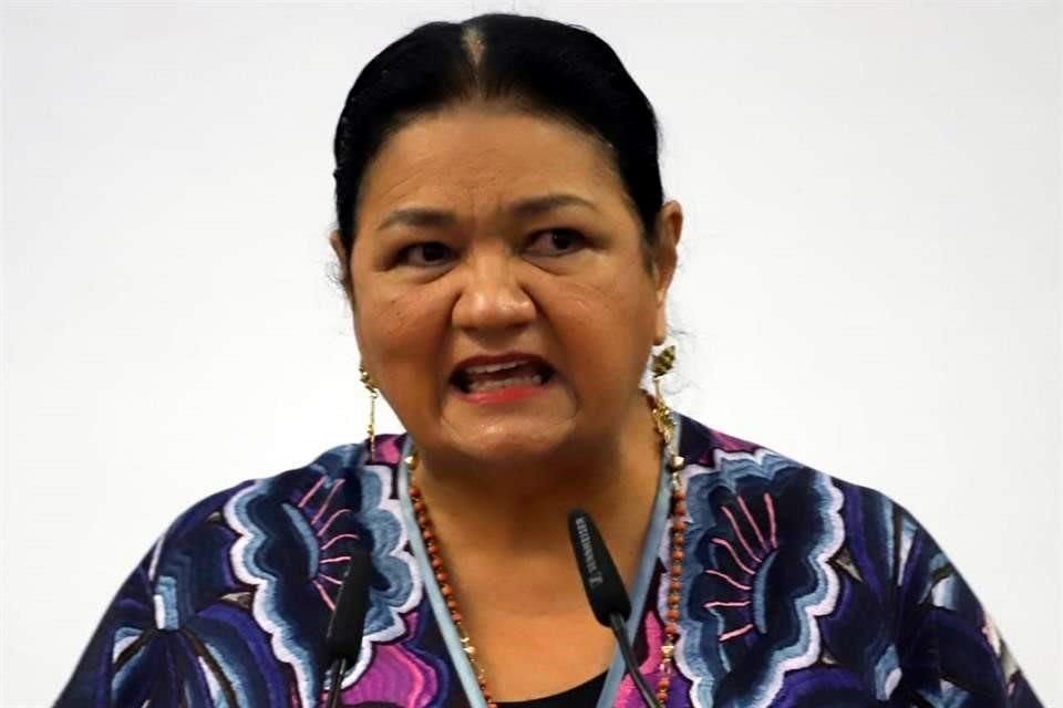 La aún presidenta de la Mesa Directiva de San Lázaro demandó que en nueva Legislatura las mujeres presidan al menos la mitad de comisiones.
