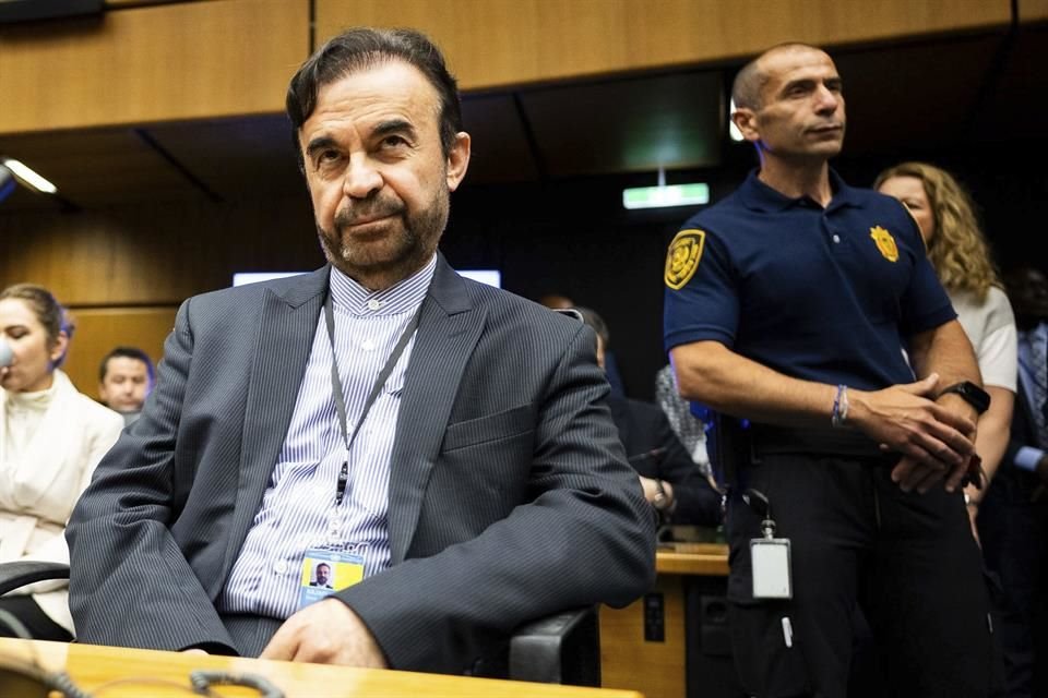 El enviado de Irán ante el Organismo Internacional de Energía Atómica durante una reunión en Viena, el 23 de junio.
