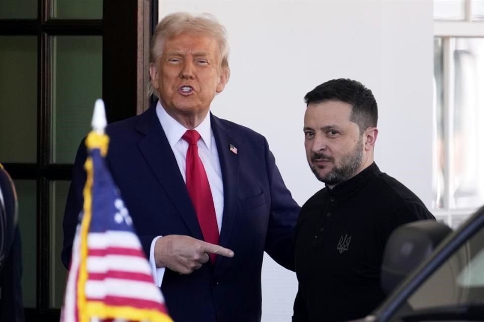 Cuando se le preguntó qué le diría a Zelensky, con quien tuvo un tenso encuentro en el Despacho Oval en febrero, Trump respondió: 'Le diré '¿cómo estás?'.