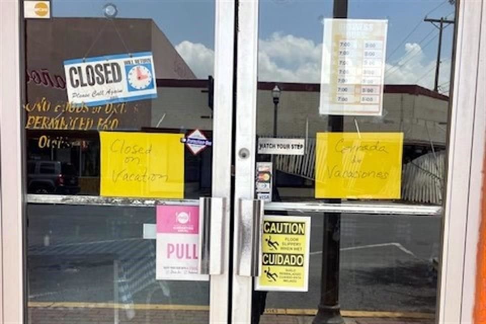 La Red de Migrantes Mexicanos en el Valle de Texas señaló que es visible la ausencia de trabajadores mexicanos en los centros laborales.