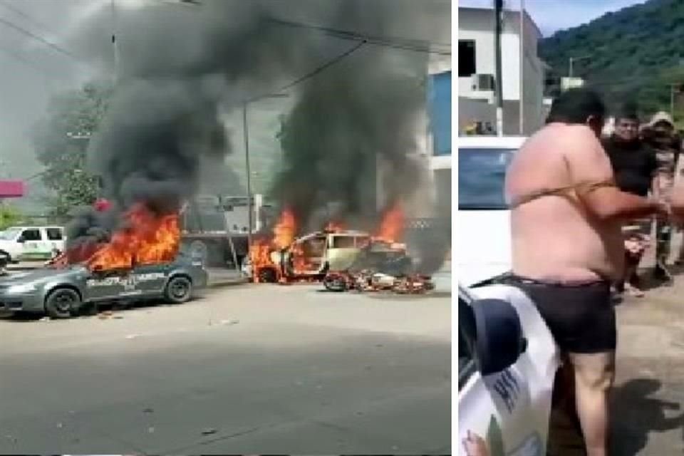 Los pobladores se dijeron hartos de los constantes actos de corrupción de los oficiales.