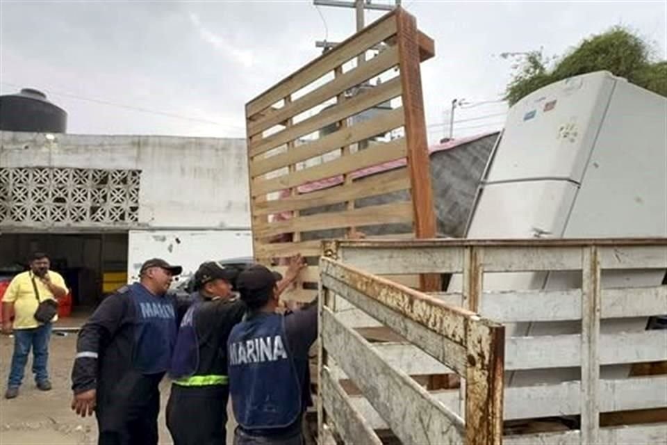 Al menos 40 colonias densamente pobladas de Tampico, Madero y Altamira se encuentran en riesgo por las las inundaciones y desbordamiento de ríos y lagunas, advirtió el Gobernador Américo Villarreal.