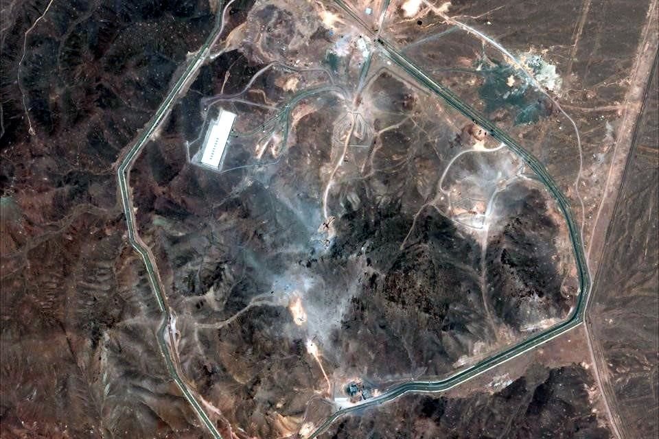 El centro nuclear de Fordo en Irán, el 1 de julio del 2025.
