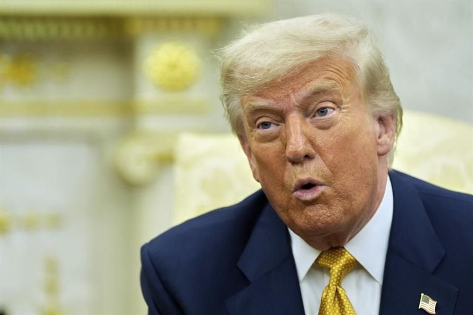 El Presidente Donald Trump se lanzó contra sus partidarios molestos con su Administración por el manejo de los archivos de Jeffrey Epstein.