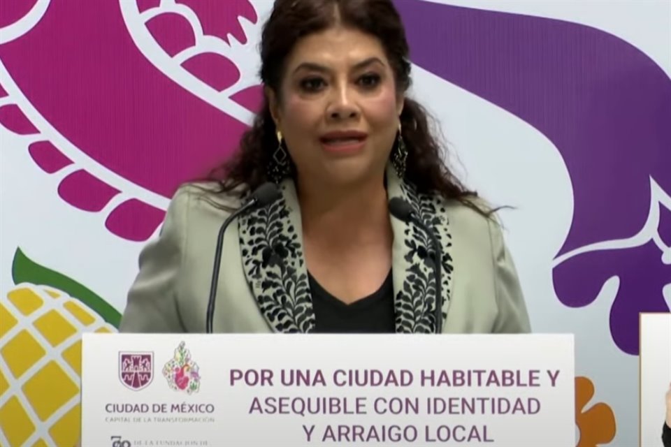 La Jefa de Gobierno presentó medidas contra la gentrificación.