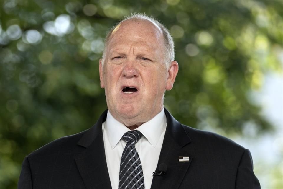 El Zar fronterizo, Tom Homan, durante una entrevista en la Casa Blanca, el 30 de julio del 2025.