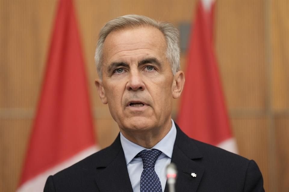 El Primer Ministro Mark Carney en una conferencia de prensa en Ottawa, el 30 de julio del 2025.