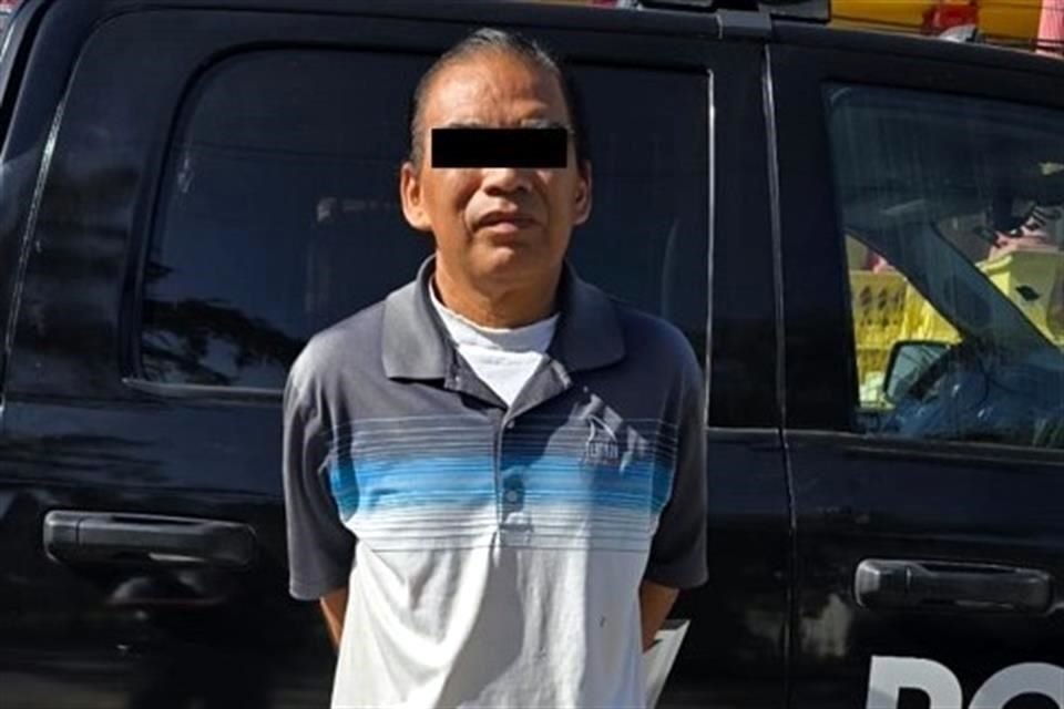 El detenido fue identificado como Jaime, de 57 años.