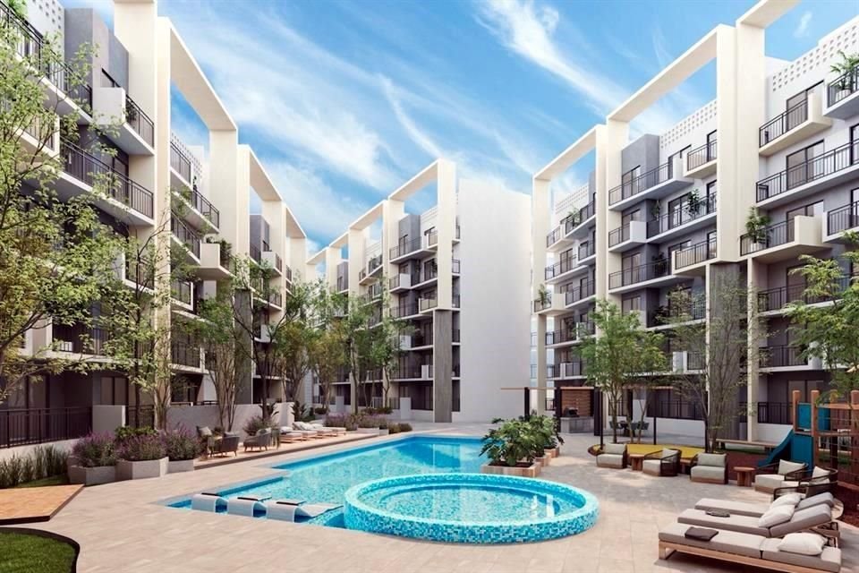 En Luno la idea es desarrollar 221 departamentos que irán de los 50 a los 75 metros cuadrados, con precios desde los 3.5 a 5.5 millones de pesos.