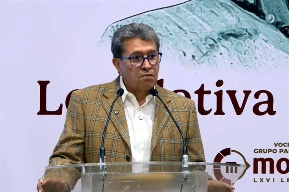 Ricardo Monreal en la Legislativa del Pueblo de este jueves.