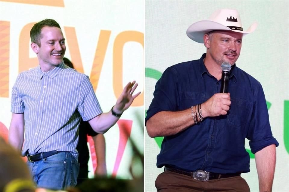 Elijah Wood (Izq.) y Tom Welling.