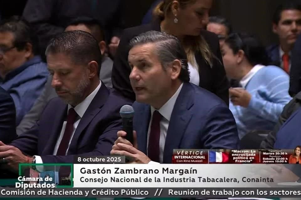 Gastón Zambrano, representante del Consejo Nacional de la Industria Tabacalera, advirtió que se incrementaría el mercado ilícito de cigarros.