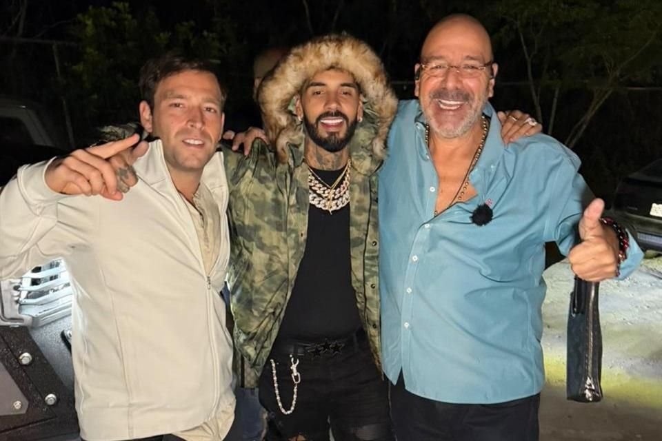 Anuel AA llegó de incógnita a la Ciudad el viernes 7 de noviembre para visitar a su amigo, el empresario Marcial Herrera.