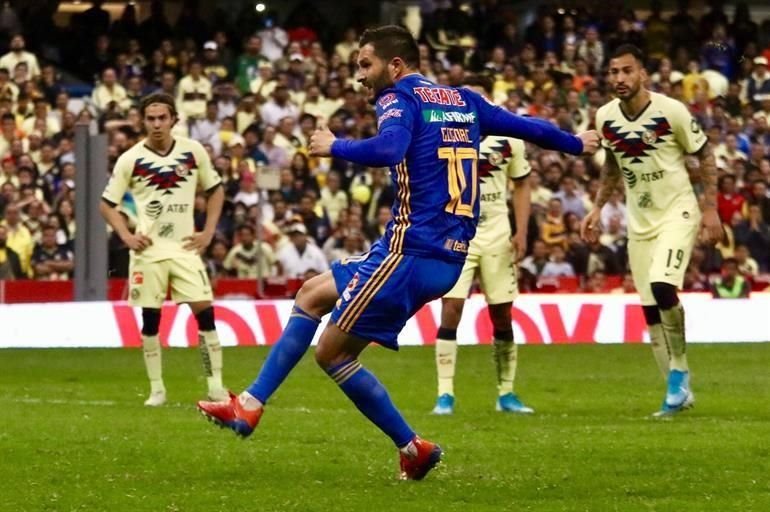 André-pierre Gignac cobró y anotó el gol que le dio el triunfo a Tigres al 67'.