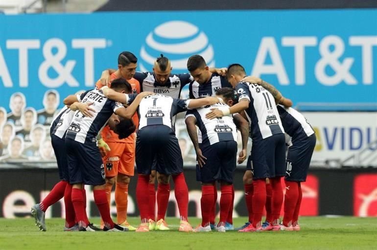 Rayados previo al partido.